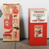 NOS Texaco Firechief Toy Gas Pump Shelf