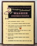 Westinghouse Laundromat Sign