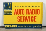 General Motors Auto Radio Service Sign