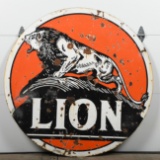 Lion Gasoline Sign