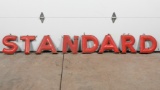 Standard Oil Porcelain Neon Letters