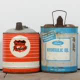Lot Of Two 5 Gallon Cans