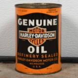 Harley Davidson Motor Oil Can