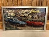 1964 Chevrolet Corvette Dealership Poster