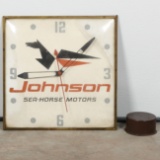 Johnson Outboard Sea Horse Clock