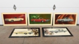 Lot Of Five Chevrolet Dealership Illustrations