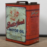 Bulls Head Motor Oil Can