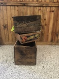 Lot Of Three Wooden Crates