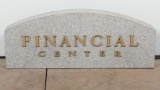 Financial Center Sign