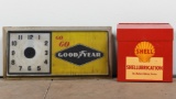 Shell Lubrication Display & Goodyear Clock