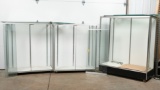 Lot Of Three Glass Display Cases