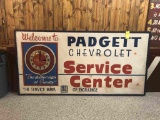 Padgett Chevrolet Service Center Sign