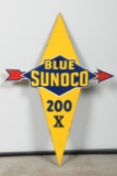 Blue Sunoco Gas Pump Plate