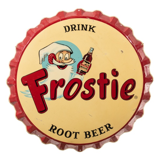 Frostie Bottle Cap Sign