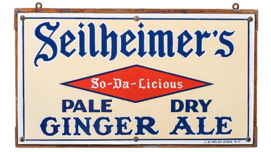 Seilheimer's Ginger Ale Sign