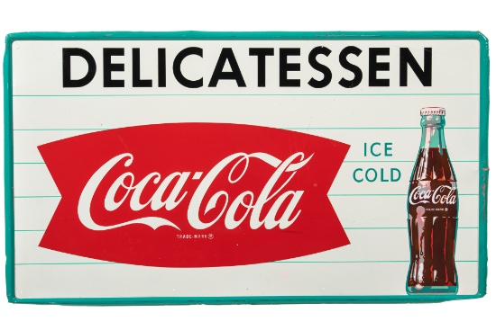 Coca Cola Delicatessen Sign With Fishtail