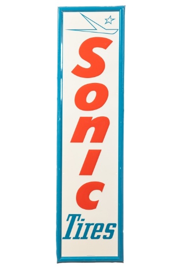 Sonic Tires Vertical Sign
