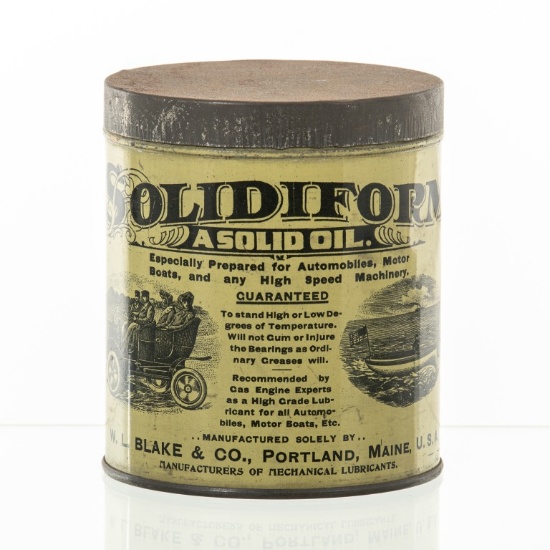 Early Solidiform Solid Oil Can