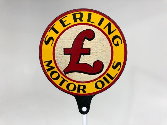 Sterling Motor Oils Paddle Sign