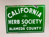 California Herb Society Of Alameda County Sign