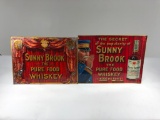 Lot Of 2 Sunny Brook Whiskey Signs