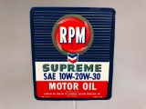 RPM Supreme Motor Oil Paddle Sign