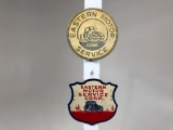 Lot Of 2 Eastern Motor Service Corp. License Plate Toppers