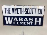 The Wyeth-Scott Co. Wabash Cement Sign