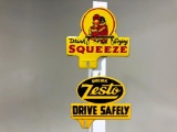 Drink Squeeze & Drink Zesto License Plate Toppers