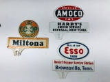 Co-op Amoco & Esso License Plate Toppers