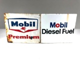 Mobil Diesel Fuel & Mobil Premium Pump Plates