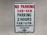 California State Automobile Association No Parking Sign