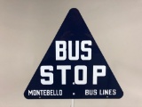 Montebello California Bust Stop Sign