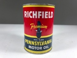 Richfield Premium Motor Oil Quart Can