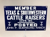 Texas Cattle Raisers Sign