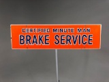 Union 76 Minute Man Brake Service Sign