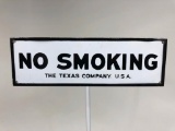 Texaco The Texas Company No Smoking Sign