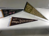 Lot Of Three Indianapolis 500 Pennants