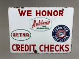 Frontier Aetna Ashland Credit Checks Sign