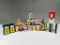 Lot of 19 various oil can and gas pump banks