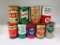 Lot of 9 various Canadian Imperial quart oil can Pyro DX Enarco