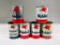 Lot of 6 various Mobil quart oil cans