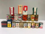 Lot of 22 various oil can and gas pump banks Sinclair Enarco Atlantic