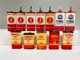 Lot of 12 Various handy oilers Marathon Shell Standard