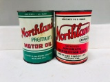 Lot of 2 Northland quart cans ATF Premium