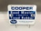 Cooper Road Master Quality Tread Rubber Sign