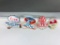 Lot of 4 various license plate toppers Esso Coulee Dam CO-OP