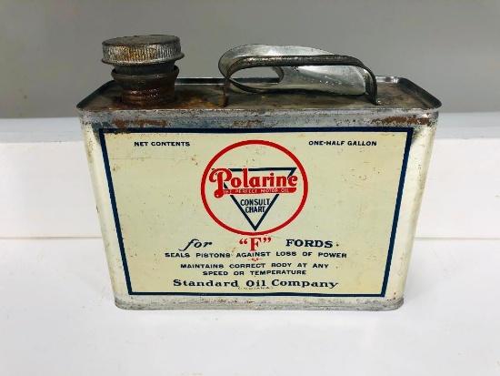 Polarine For "F" Fords half gallon oil can