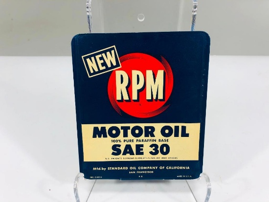 New RPM motor oil lubester paddle
