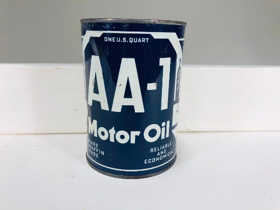 AA-1 quart oil can